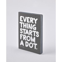 Блокнот Nuuna Graphic L 165х220 мм 120г 256 ст - Everything Starts From A Dot