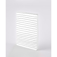 Блокнот Nuuna Graphic L Light 165х220 мм 120г 176 ст - Lines by Myriam Beltz