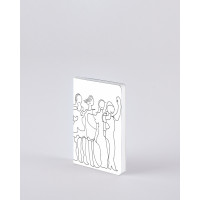 Блокнот Nuuna Graphic S 108х150 мм 120г 176 ст - Friends by Myriam Beltz