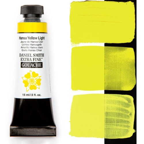 Гуашевая краска Daniel Smith 15 мл Ханса желтый светлый (Hansa Yellow Light)