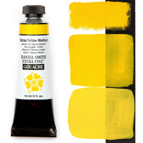 Гуашевая краска Daniel Smith 15 мл Ханса желтый средний (Hansa Yellow Medium)