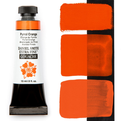 Гуашевая краска Daniel Smith 15 мл Пирролевой оранжевый (Pyrrol Orange)