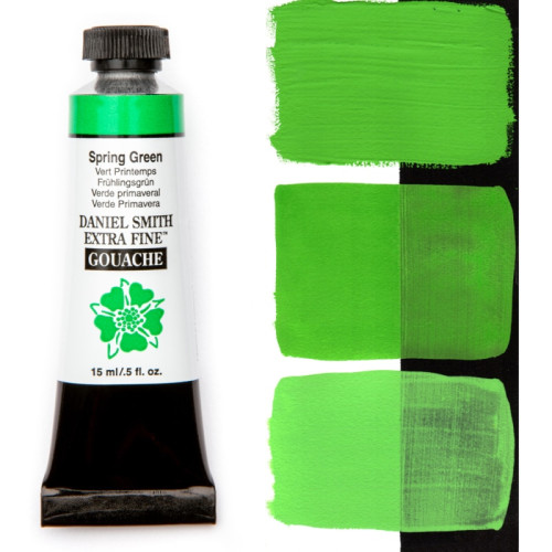 Гуашевая краска Daniel Smith 15 мл Весенний зеленый (Spring Green)