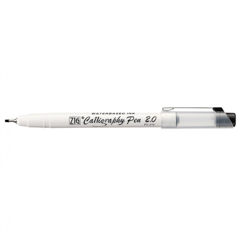 Ручка для каллиграфии Kuretake ZIG CALLIGRAPHY PEN Square Tip BLACK 2.0 мм
