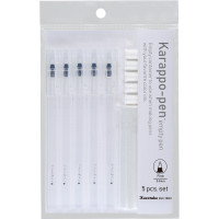 Набір порожніх контейнерів для чорнила Kuretake Karappo-Pen Fine 5 шт.