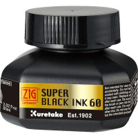 Тушь Kuretake ZIG Cartoonist super black ink 60мл
