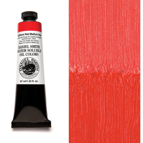 Масляная краска Daniel Smith водорастворимая 37 мл Кадмий Красный Средний Оттенок (Cadmium Red Medium Hue)