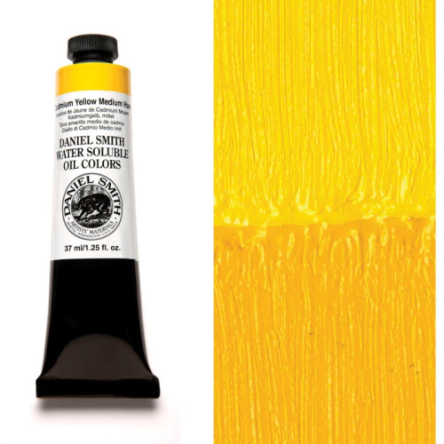 Олійна фарба Daniel Smith водорозчинна 37 мл Кадмій Жовтий Середній Відтінок (Cadmium Yellow Medium Hue)