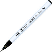 Маркер Kuretake ZIG CLEAN COLOR Real Brush BLACK