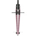 Циркуль Faber-Castell QUICK-SET Compass GRIP Rose Shadows, колір рожевий, діаметр до 390 мм, 174421