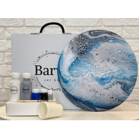 Художній набір для створення картини у техніці флюїд арт, Barva art box 