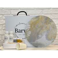 Художній набір для створення картини у техніці флюїд арт, Barva art box 