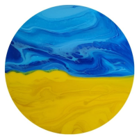 Художній набір для створення картини у техніці флюїд арт, Barva art box 