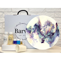 Художній набір для створення картини у техніці флюїд арт, Barva art box 