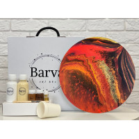 Художній набір для створення картини у техніці флюїд арт, Barva art box 