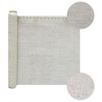 Полотно в рулоні льон 1,5х1 м, середнє зерно, 410 г/м, акрил ПРОЗОРИЙ грунт ПРЛ1661591285 (Максимально 12 метрів)