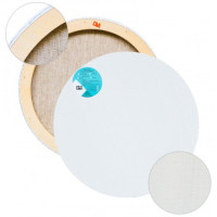 Набір круглих полотен на підрамнику, 80, 70, 60, 50, 40, 30, 20 см, Грунт білий НК40Л161-80 Льон 410 г/м2