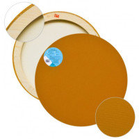 Набір круглих полотен на підрамнику, 100, 90, 80, 70, 60, 50, 40, 30, 20 см, Грунт охра НК40Б164-100 Бавовна 410 г/м2