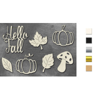 Набір чіпбордів Hello Fall 10х15 см 822 Золото