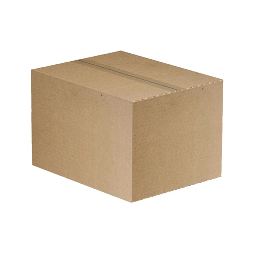 Коробка картонна для пакування (10 шт), 3 шарова, коричнева, 450 х 355 х 325 мм