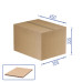 Коробка картонна для пакування (10 шт), 3 шарова, коричнева, 450 х 355 х 325 мм
