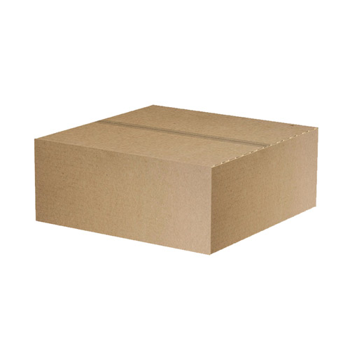 Коробка картонна для пакування (10 шт), 3 шарова, коричнева, 370 х 360 х 160 мм