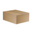 Коробка картонна для пакування (10 шт), 3 шарова, коричнева, 230 х 165 х 95 мм