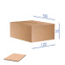 Коробка картонна для пакування (10 шт), 3 шарова, коричнева, 160 х 120 х 75 мм