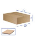 Коробка картонна для пакування (10 шт), 5 шарова, коричнева, 510 х 425 х 70 мм