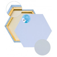 Полотно на підрамнику Сота 55х55 см, бавовна, 410 г/м² грунт сірий, сер зерно, ПСп45Б1635555 Полотно на підрамнику Сота 55х55 см, бавовна, 410 г/м² грунт сірий, сер зерно, ПСп45Б1635555