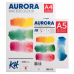 Альбом для акварели Watercolour, А5, 300г/м, 12 л., HP, мелкое зерно, Aurora