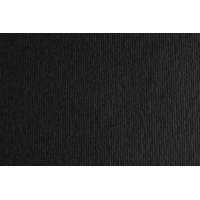 Бумага для дизайна Elle Erre В2 50х70 см, №15 nero, 220г/м, черная, две текстуры, Fabriano