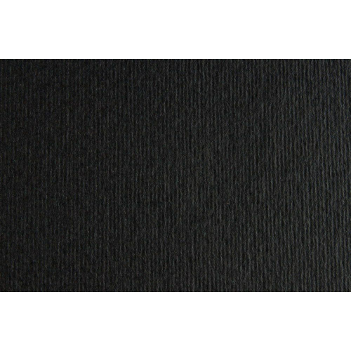 Бумага для дизайна Elle Erre В2 50х70 см, №15 nero, 220г/м, черная, две текстуры, Fabriano