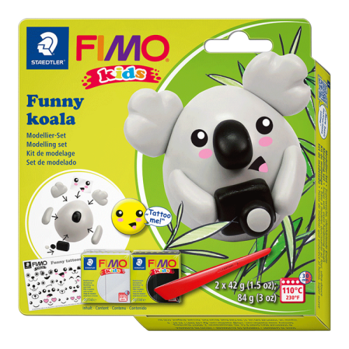 Набор Fimo Kids, «Коала», 2 цв.*42 г, Fimo