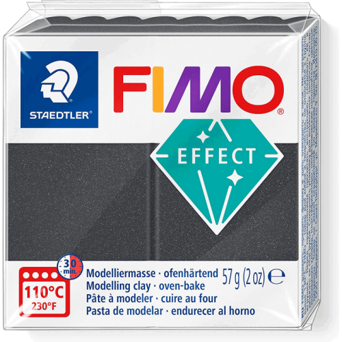 Пластика Effect, Сірий металік, 57г, Fimo