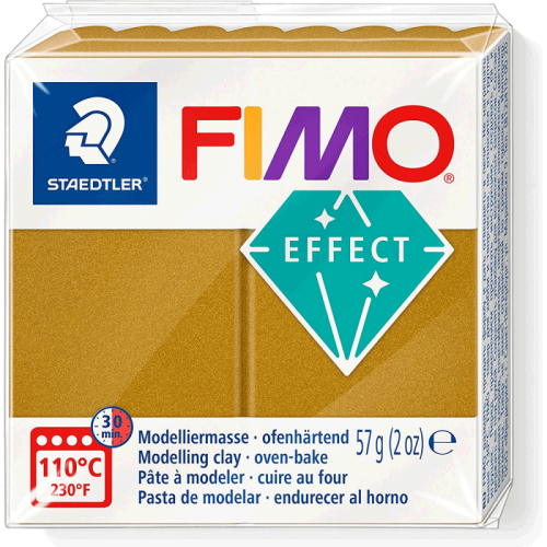 Пластика Effect, Золото металлик, 57г, Fimo