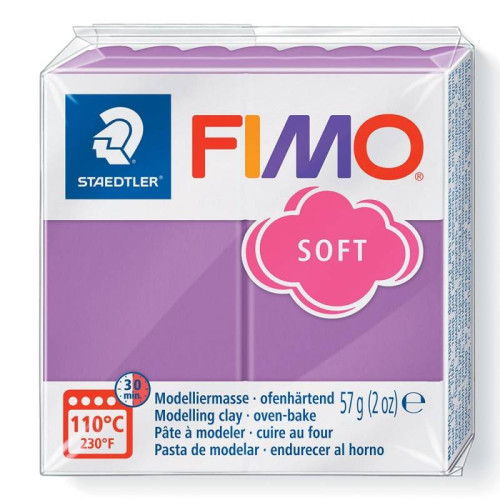 Пластика Soft, Черничный коктейль, 57г, Fimo