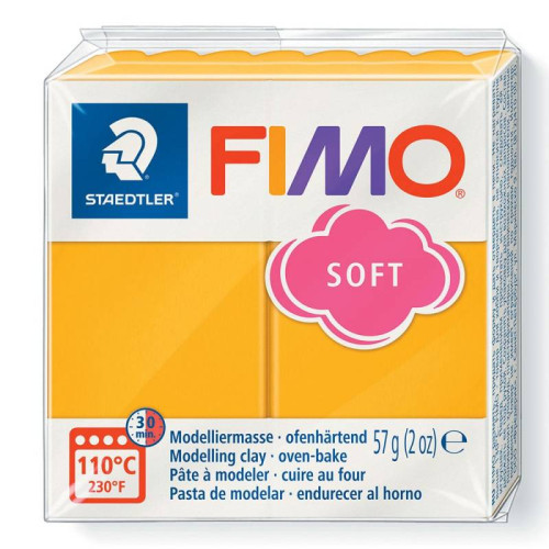 Пластика Soft, Манго карамель, 57г, Fimo