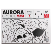 Склейка для рисунку Lanscape Bristol, А4, 180 г/м, 40 л., білий, 100% целюлоза, Aurora