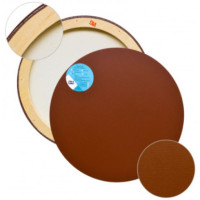 Круглый холст на подрамнике 120х120 см, хлопок, грунт умбра К40Б165120120