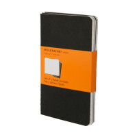 Записник Moleskine Cahier кишеньковий / Лінійка Чорний QP311