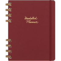 Щотижневик з місцем для дат Moleskine Spiral великий / Вишневий (8056598856361)