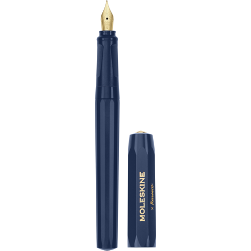 Чернильная Ручка Moleskine x Kaweco Синяя M / Чернила Синие (8056598854923)