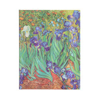 Записная книжка Paperblanks Ван Гог - Ирисы большой 23х18 см Линейка (9781439782026)
