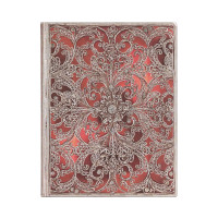 Записник Paperblanks Срібна Філігрань - Гранат 23х18 см великий Нелінований Flexi (9781439794029)