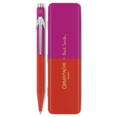 Ручка Caran d'Ache 849 Paul Smith Warm Red & Melrose Pink + пенал (7630002353137)