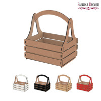Кошик на подарунок для квітів та презентів, 255 х 195 х 290 мм, Набір DIY 154, МДФ