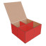 Подарункова Коробка на 4 секції з відкидною кришкою, Набір DIY 286, Чорний