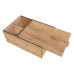 Коробка-пенал для подарочных наборов, сладостей, елочных украшений, 6 отделений, Набор DIY №288, Oak