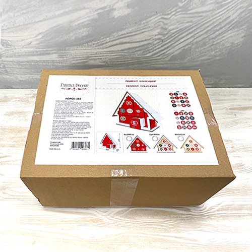 Міні адвент-календар Кроха на 7 днів, зібраний, Червоний-Білий, 24,5x30x8,6 см Міні адвент-календар Кроха на 7 днів, зібраний, Червоний-Білий, 24,5x30x8,6 см